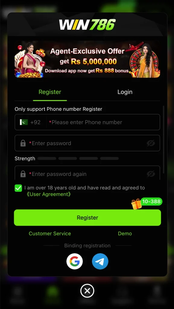 Play7778 Game login